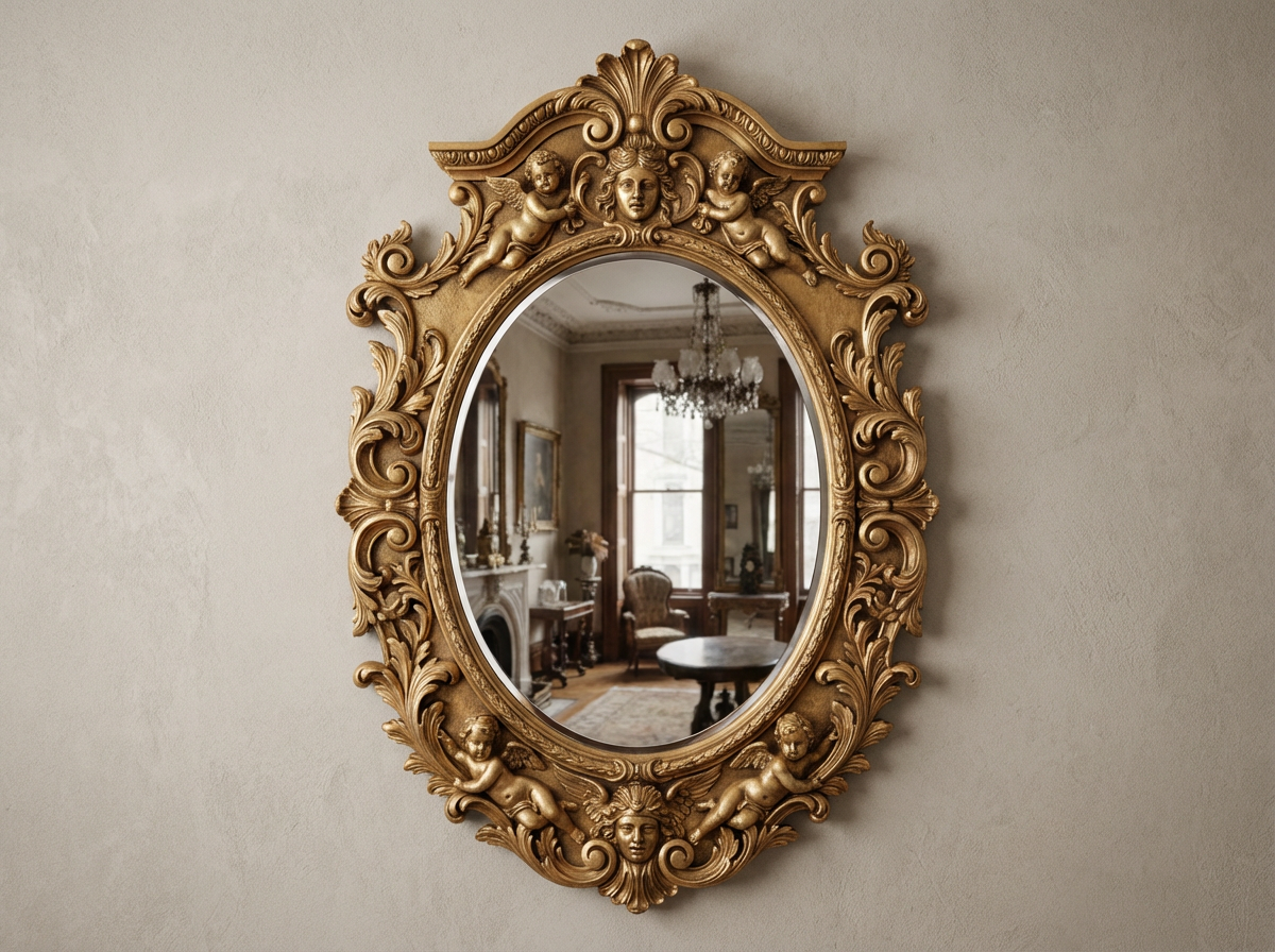 Victorian Inspired Wall Mirror